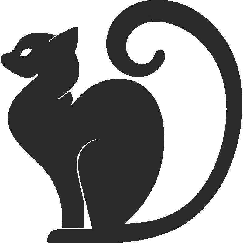 Трафарет кошки
