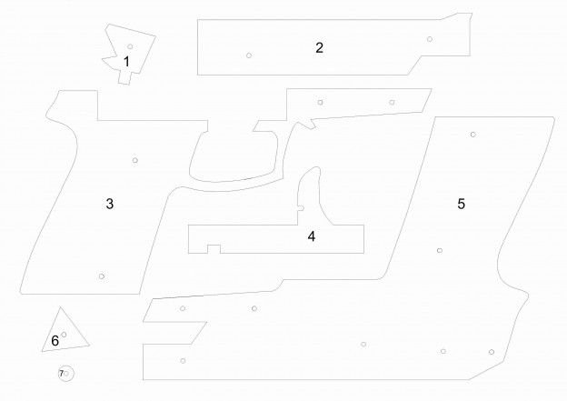 Пистолет резинкострел чертежи