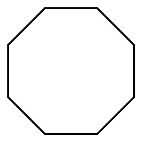 Правильный восьмиугольник октагон