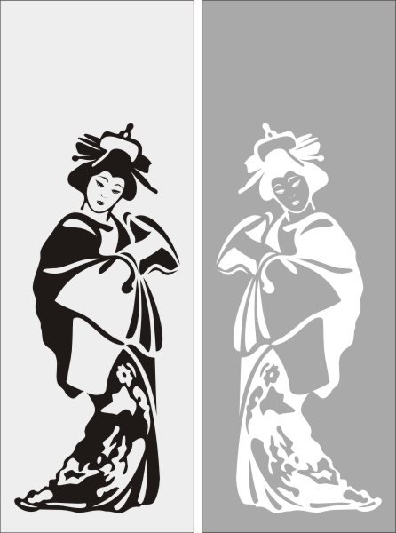 Трафареты в японском стиле