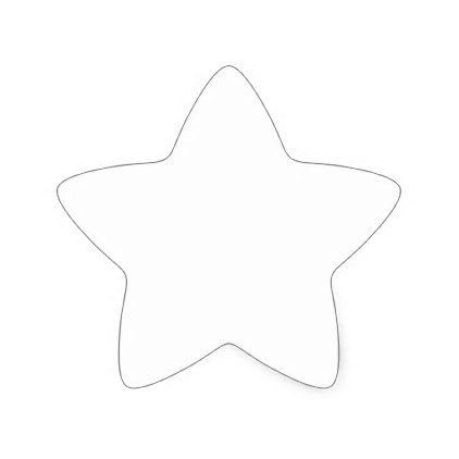 Елочная игрушка Звездочка трафарет