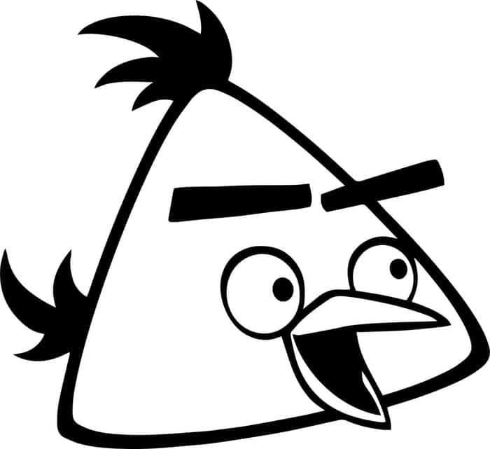 Птички Энгри бердз раскраска