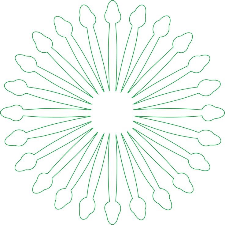 Серединки для цветов из бумаги