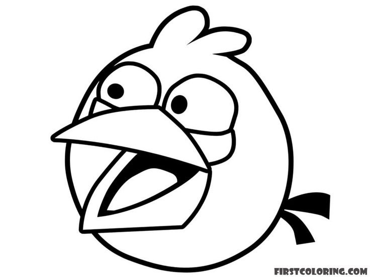 Энгри бердз раскраска