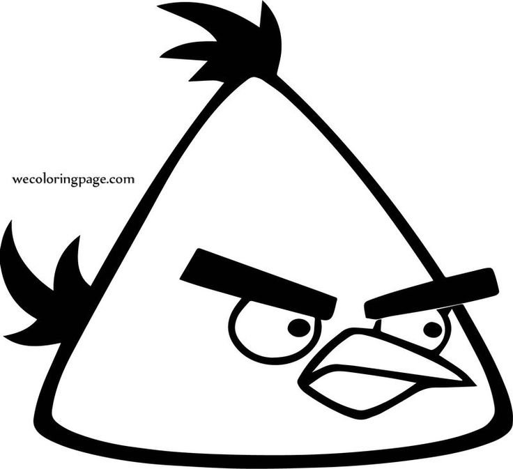 Злые птицы желтый