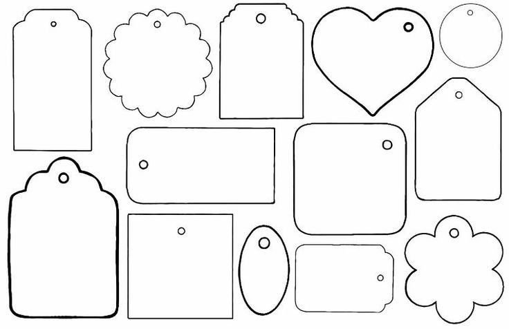 Бирка трафарет