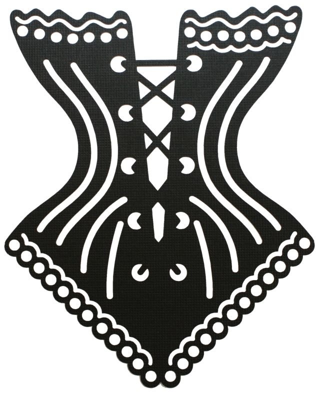 Значок корсет