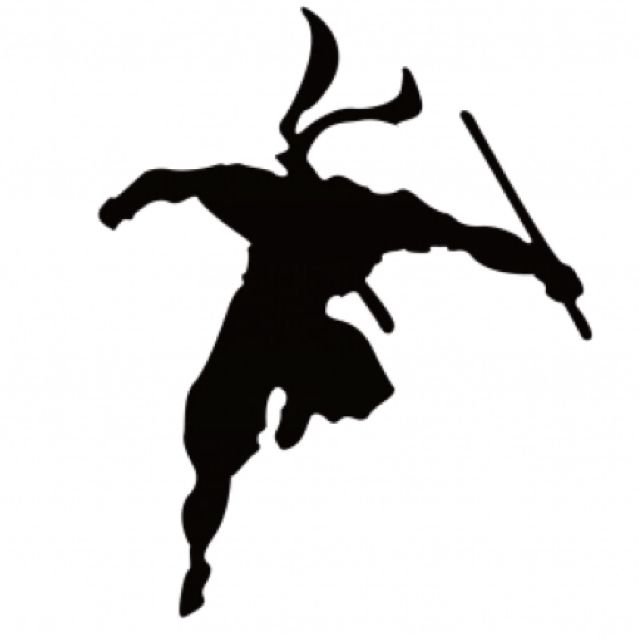 Самурай силуэт