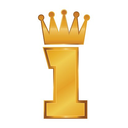 Единичка с короной
