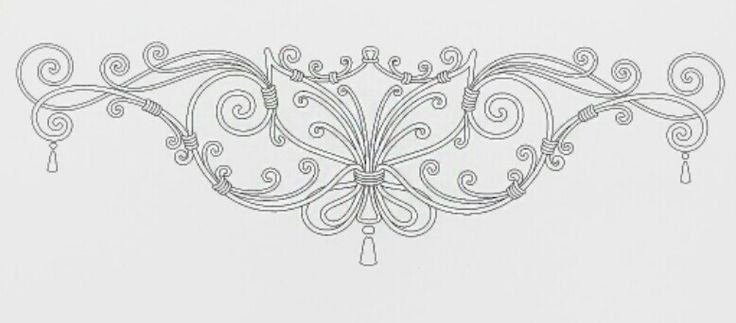 Карниз с узором