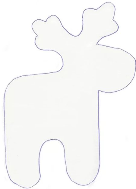 Елочные игрушки из фетра шаблоны