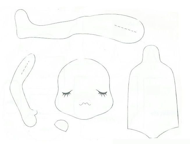 Интерьерная кукла выкройка