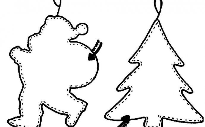 Игрушки из фетра на елку выкройки