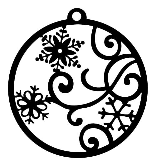 Узоры для новогодних шаров