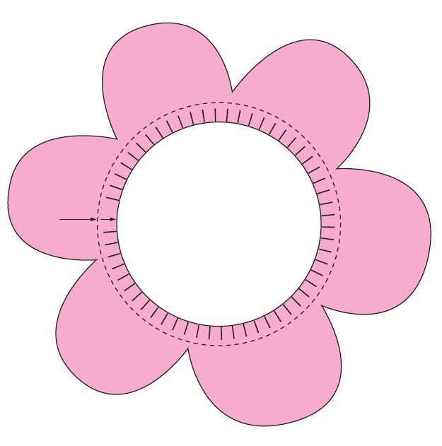 Цветок шаблон