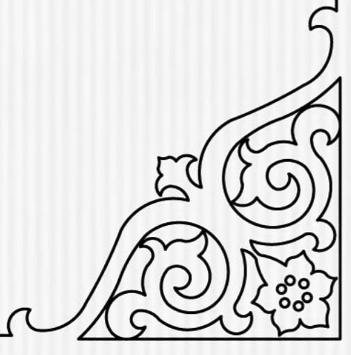 Трафарет угловой