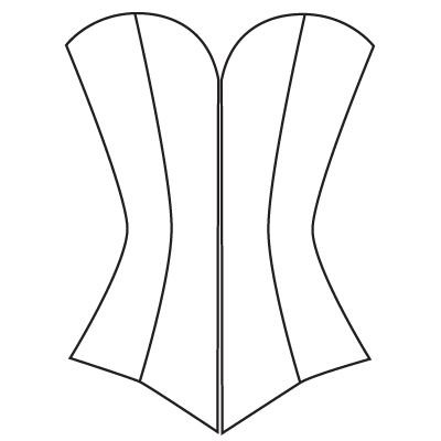 Лекало корсета