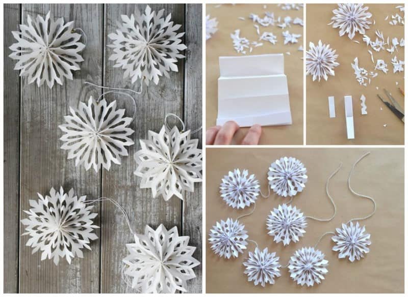 Снежинка объемная