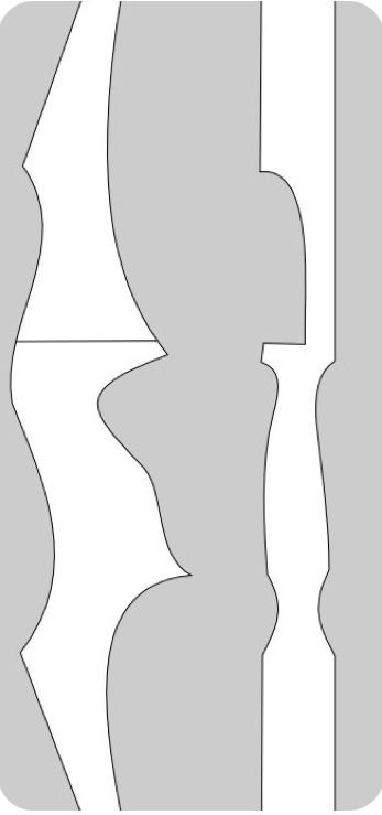 Рукоять для лука чертеж