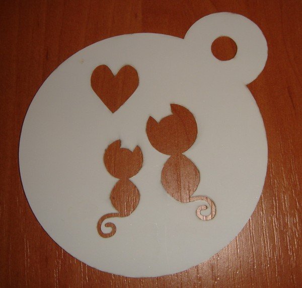 Трафарет для посыпки