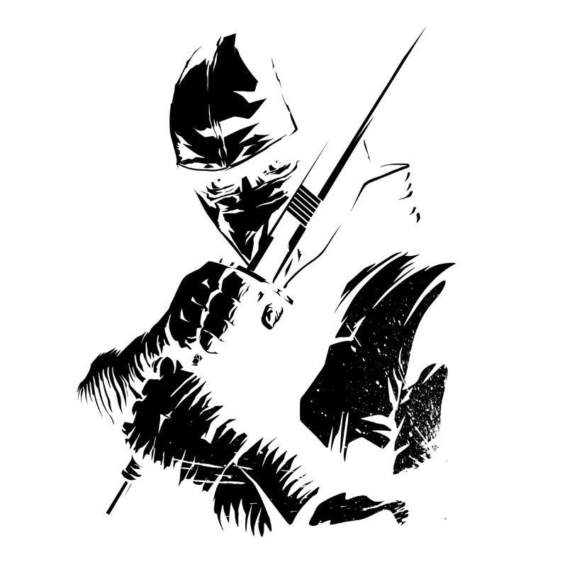 Самурай Ронин арт