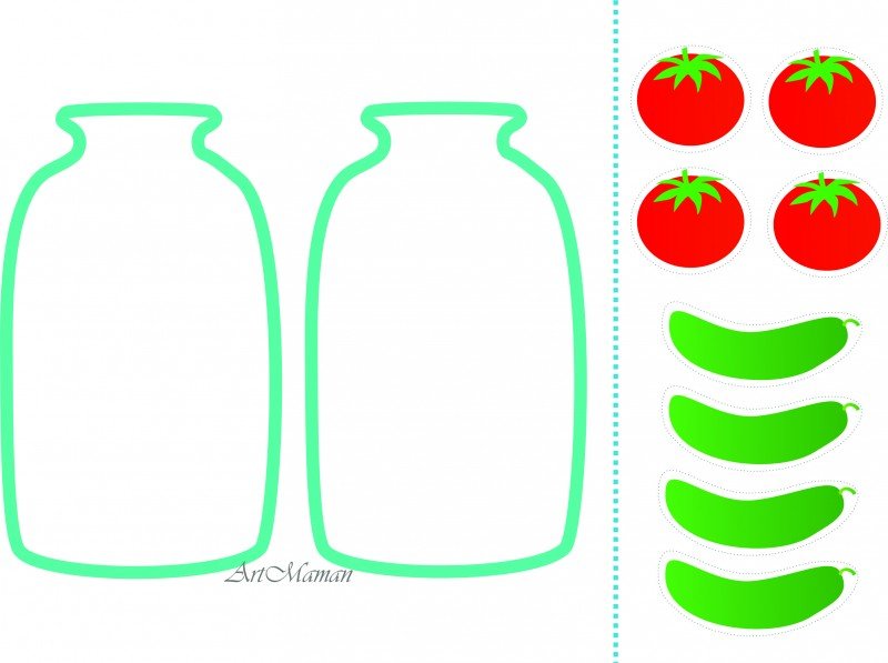 Аппликация шаблон