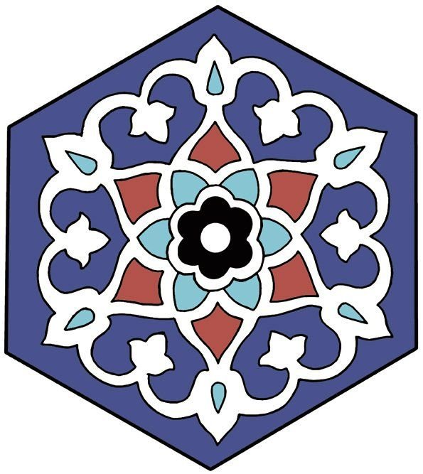 Таджикистан нац орнамент вектор