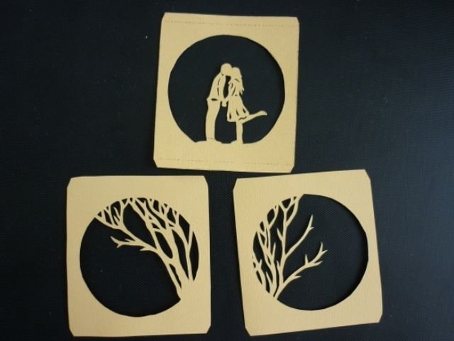 Куб туннель из бумаги