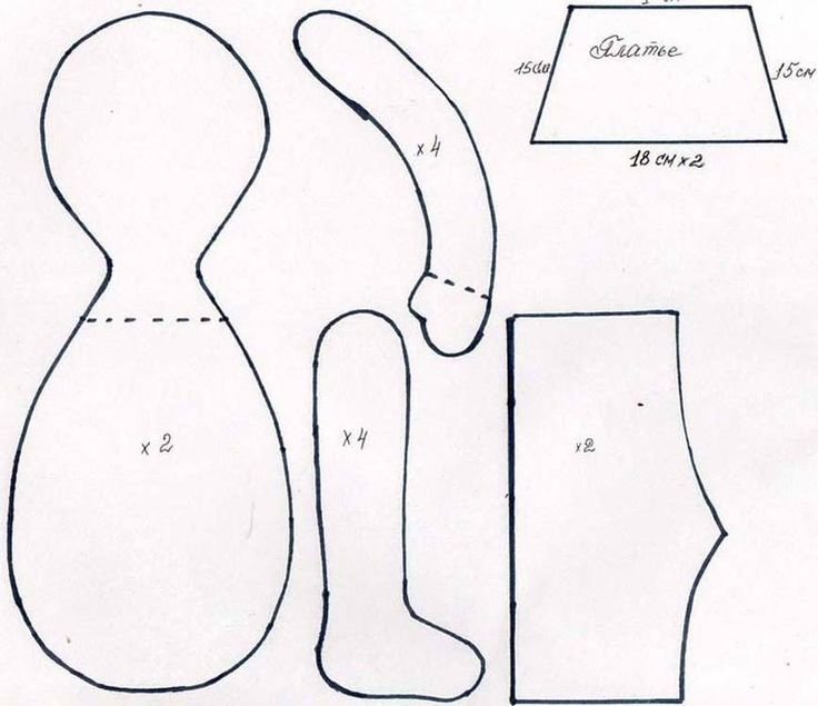 Кукла Тильда выкройка