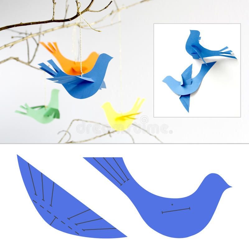 Поделки из бумаги птицы для детей
