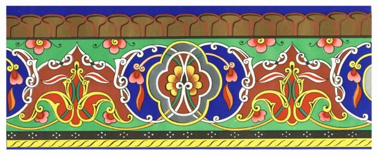 Национальный орнамент Таджикистана