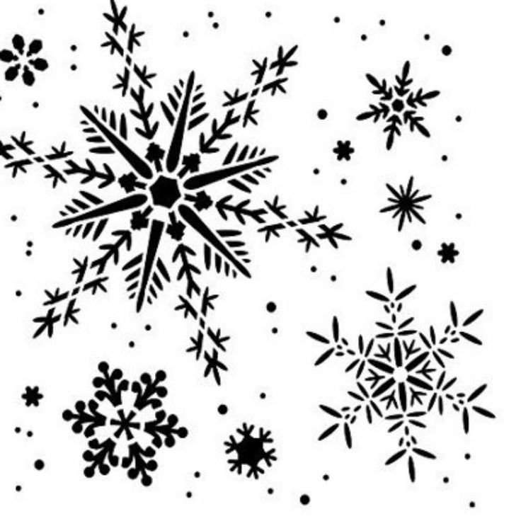 Снежинки рисунок на окне