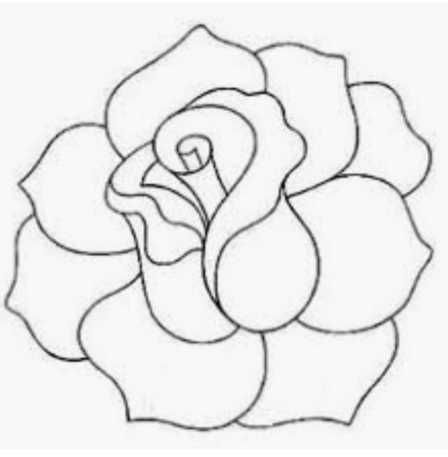 Шаблоны для рисования цветов