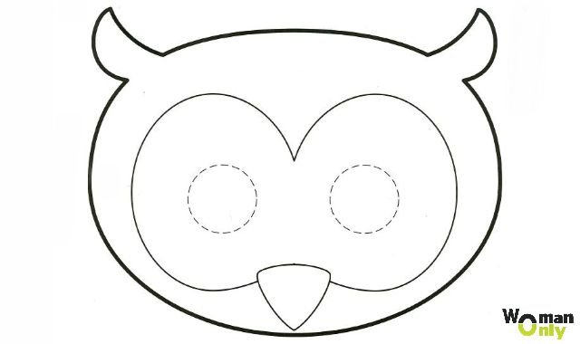 Маски из фетра шаблоны