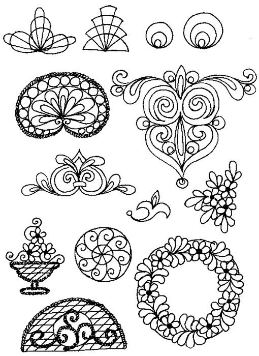 Узоры из шоколада