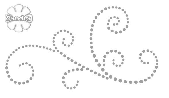 Точечный трафарет для страз