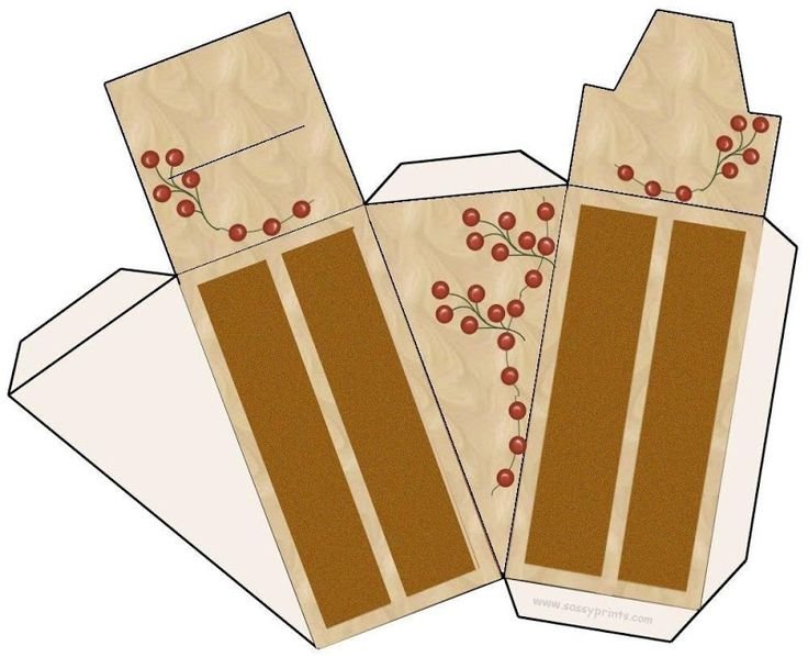 Развертки подарочных коробок