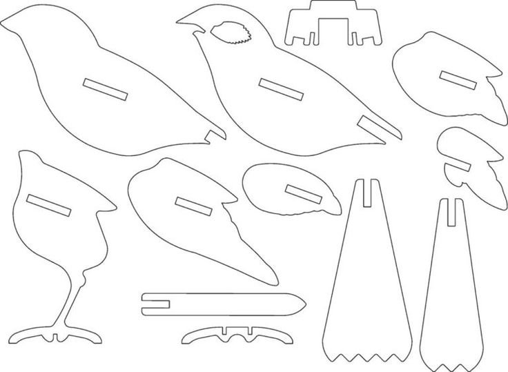 Шаблоны для поделок из фанеры