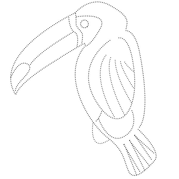 Трафареты для брошек птица