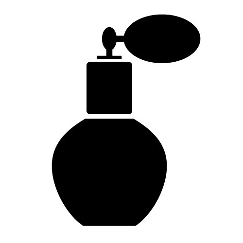 Трафарет флакона духов