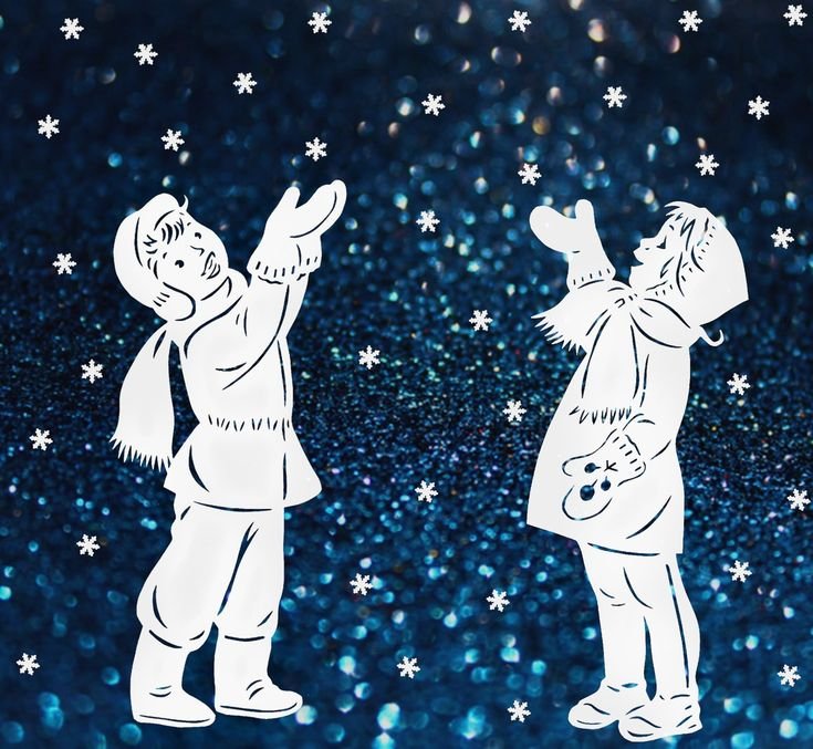 Вытанки дети новогодние