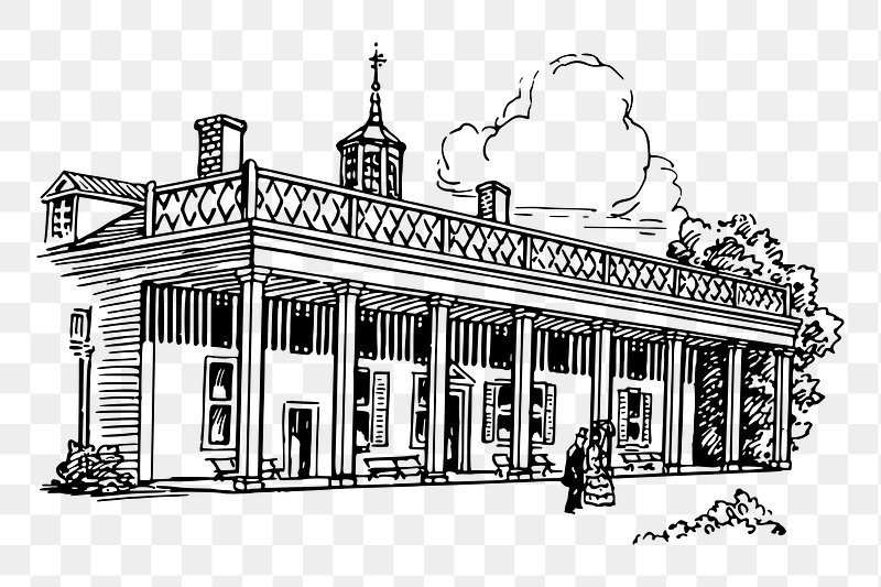 Усадьба на прозрачном фоне