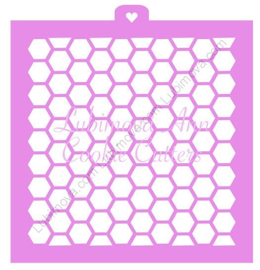 Трафарет для сот для торта