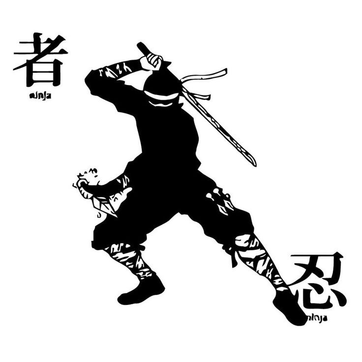 Самурай векторный рисунок