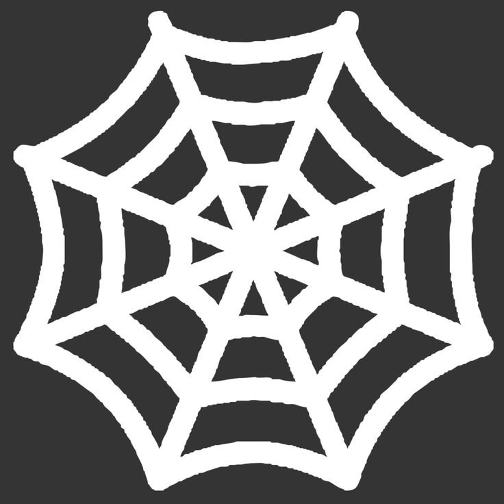 Паутина трафарет