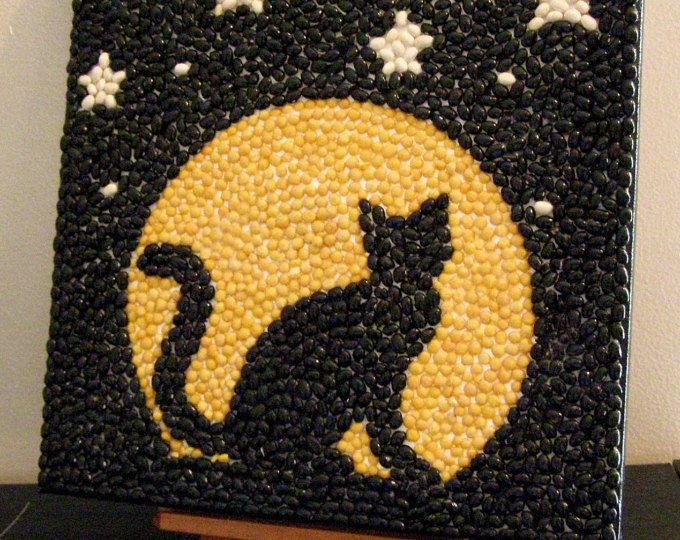 Панно из зерен и круп