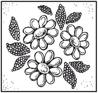 Трафареты для поделок из крупы