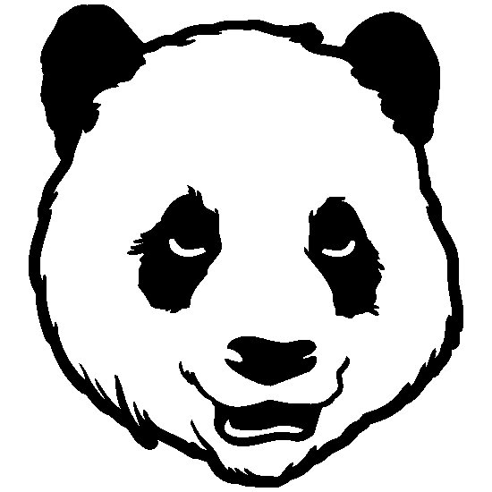 Лицо панды