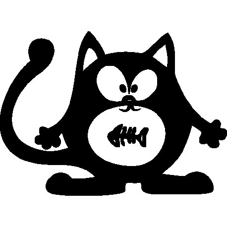 Трафарет кота