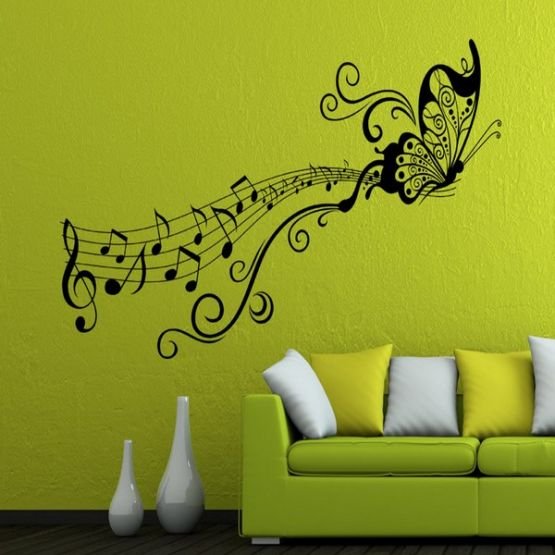 Большие наклейки музыкальные